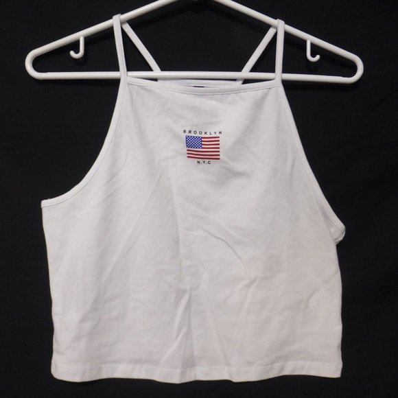DIVIDED by H&M, medium, tank top, Brooklyn N.Y.C. graphic print, BNWT - Picture 1 of 5